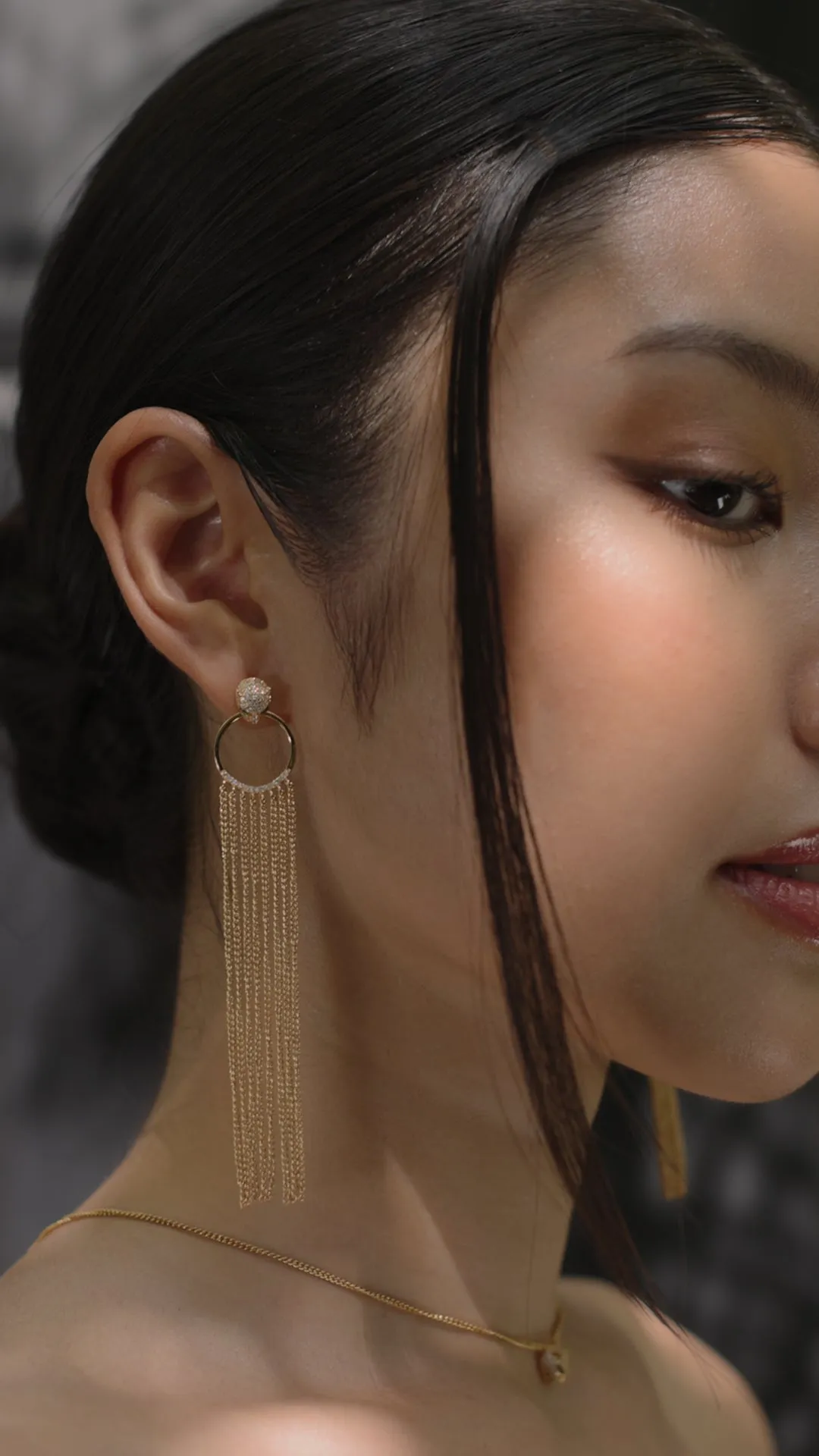 Maumau Chandelier Earrings 18K Gold Vermeil