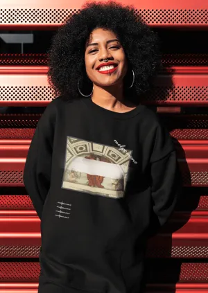 Melpomene Unisex Sweatshirt in Black