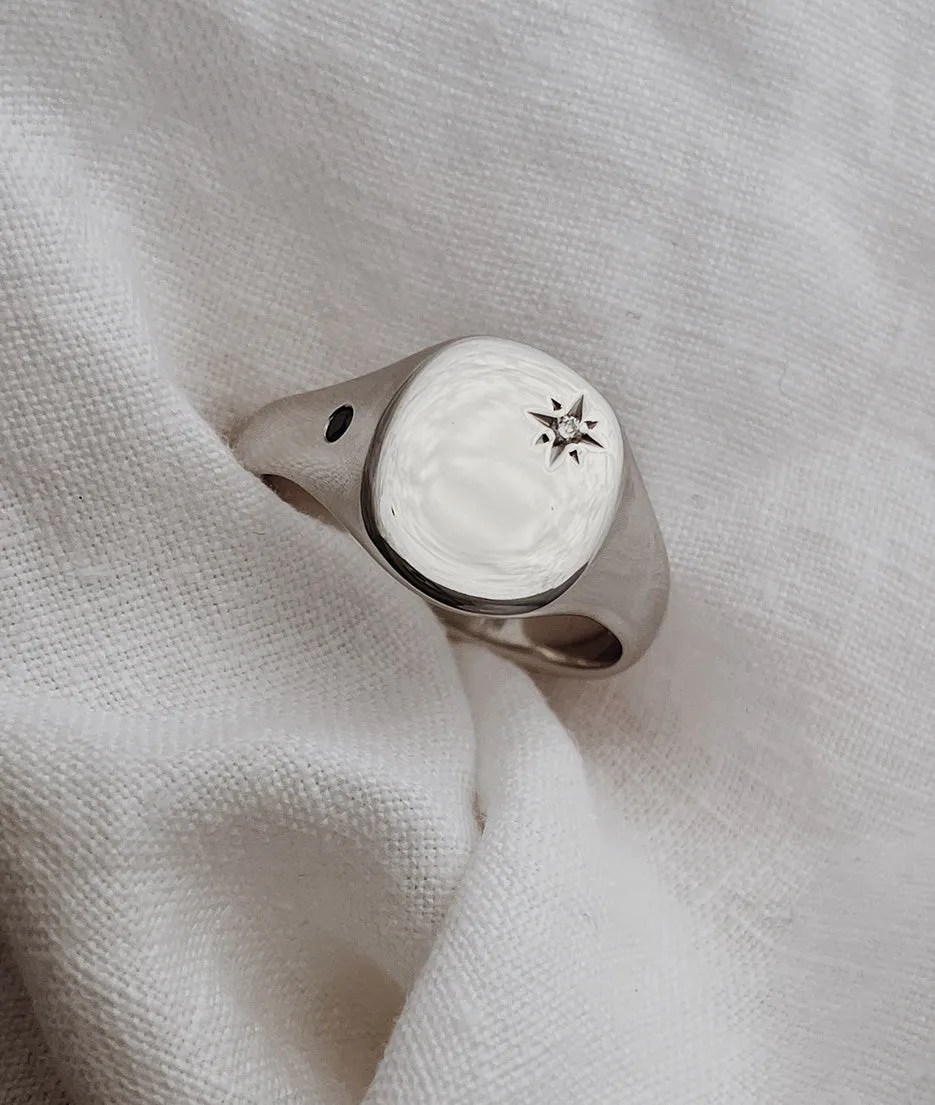Men's Moon & Star Classic Signet