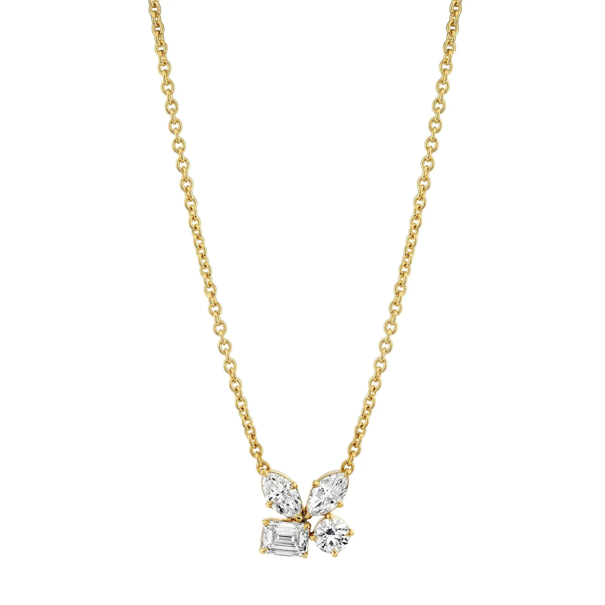 Montage Cluster Necklace