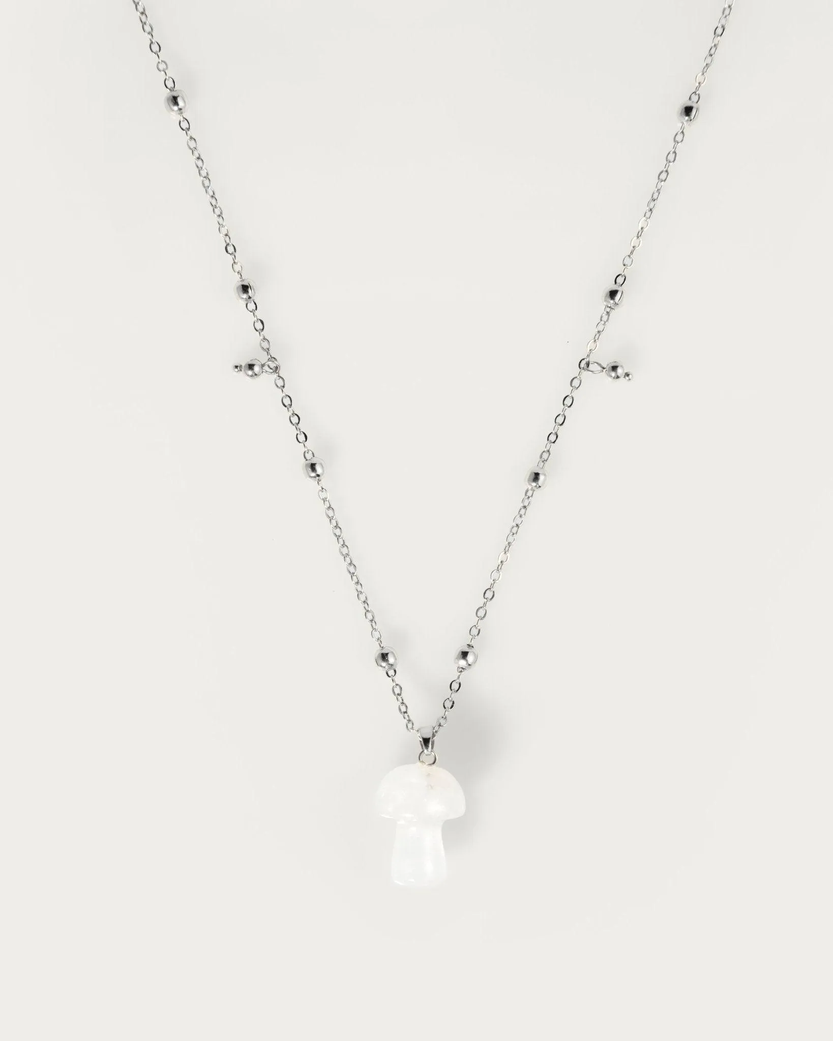 Mushroom Crystal Necklace