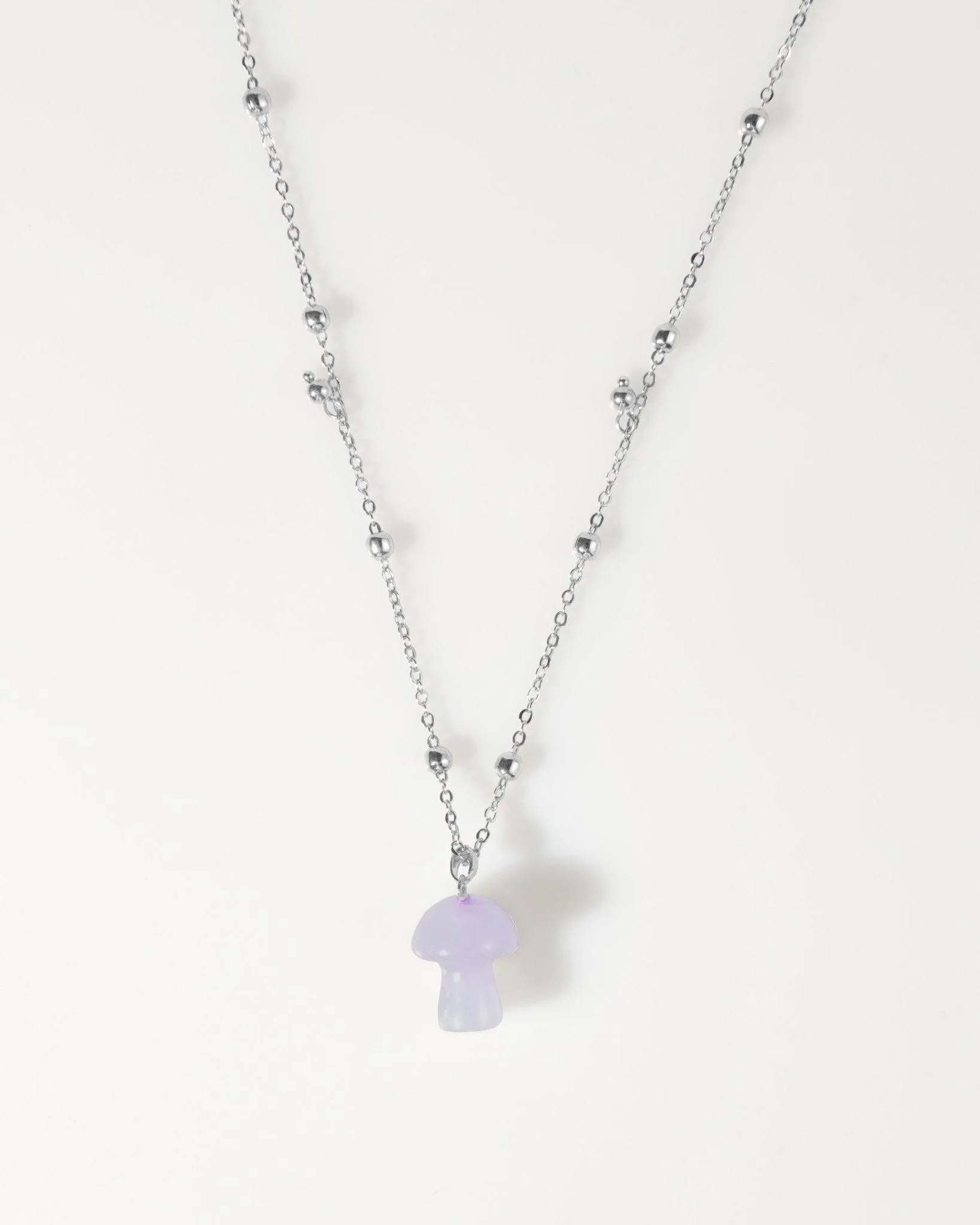 Mushroom Crystal Necklace