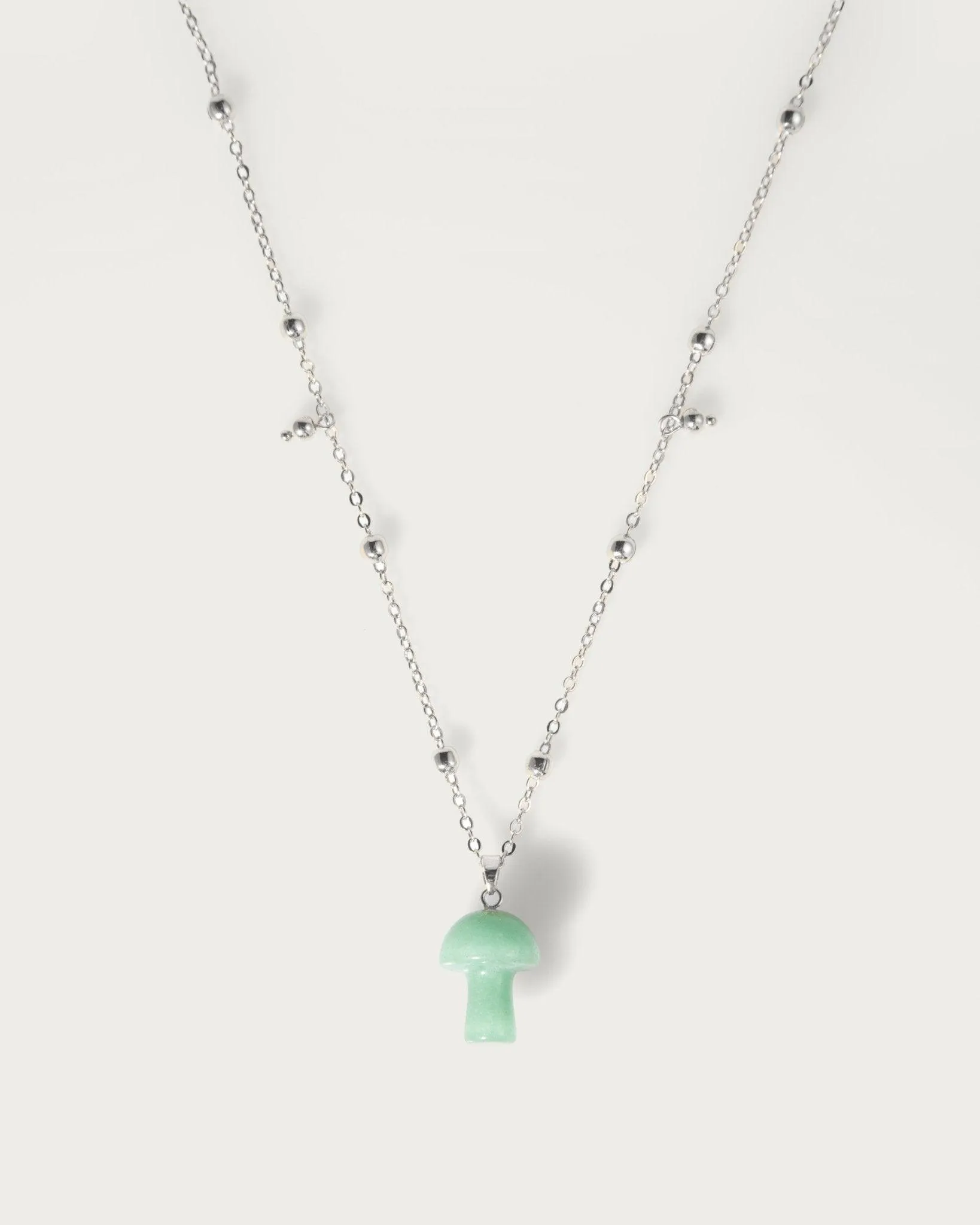Mushroom Crystal Necklace