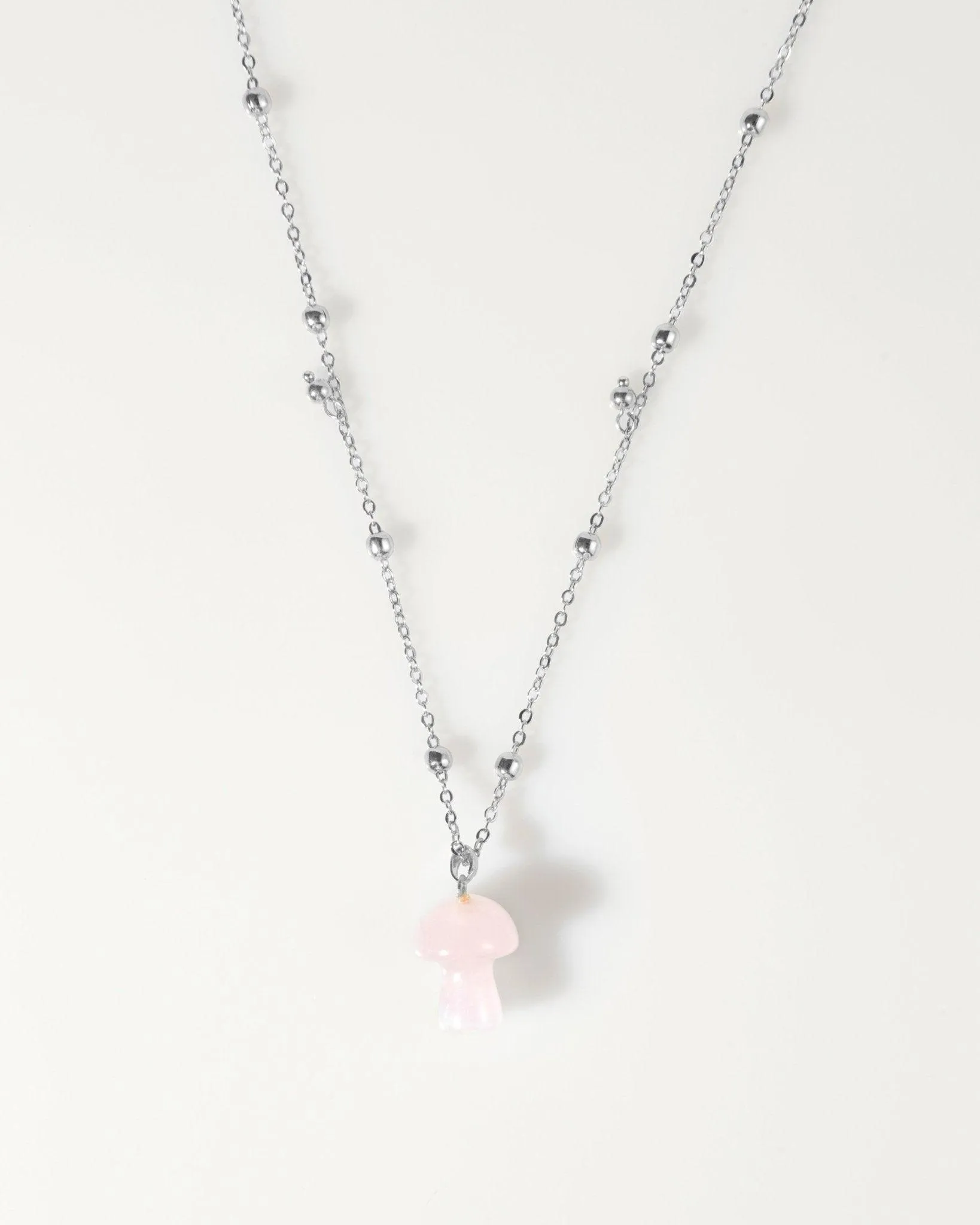 Mushroom Crystal Necklace