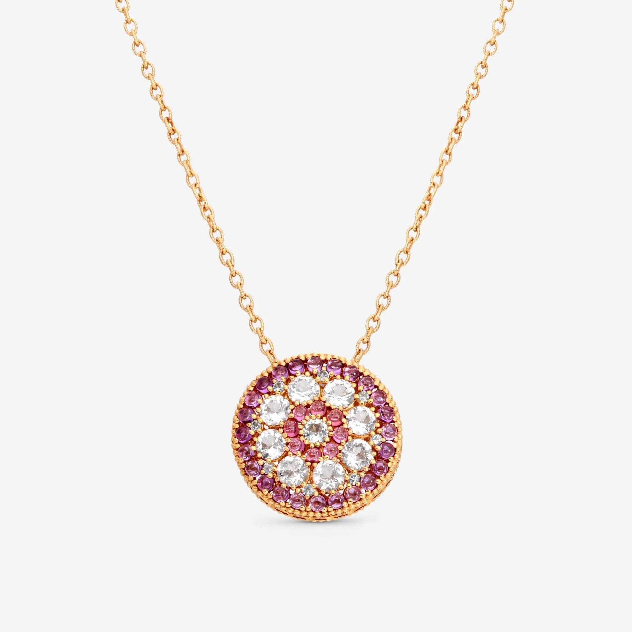 Nanis 18K Yellow Gold Multistone Necklace CN4-560