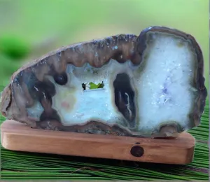 Natural  Amethyst Geode Slice