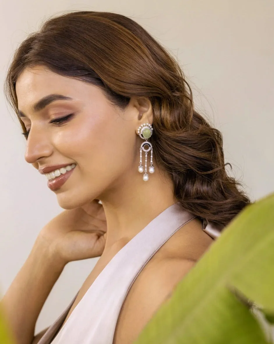 Navratna Drop Earrings