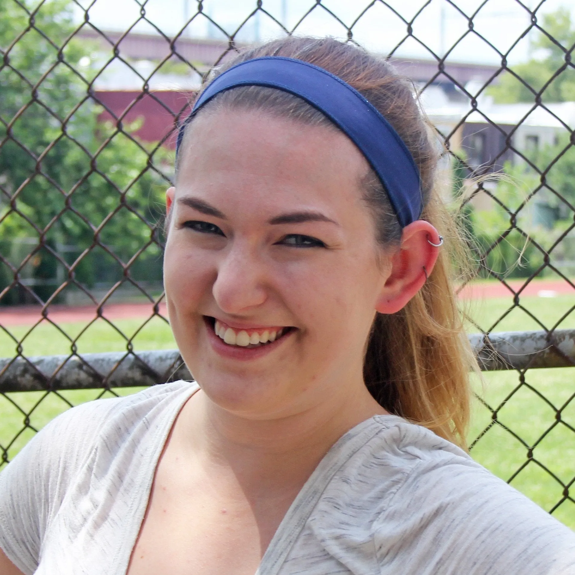Navy Non-Slip Headband