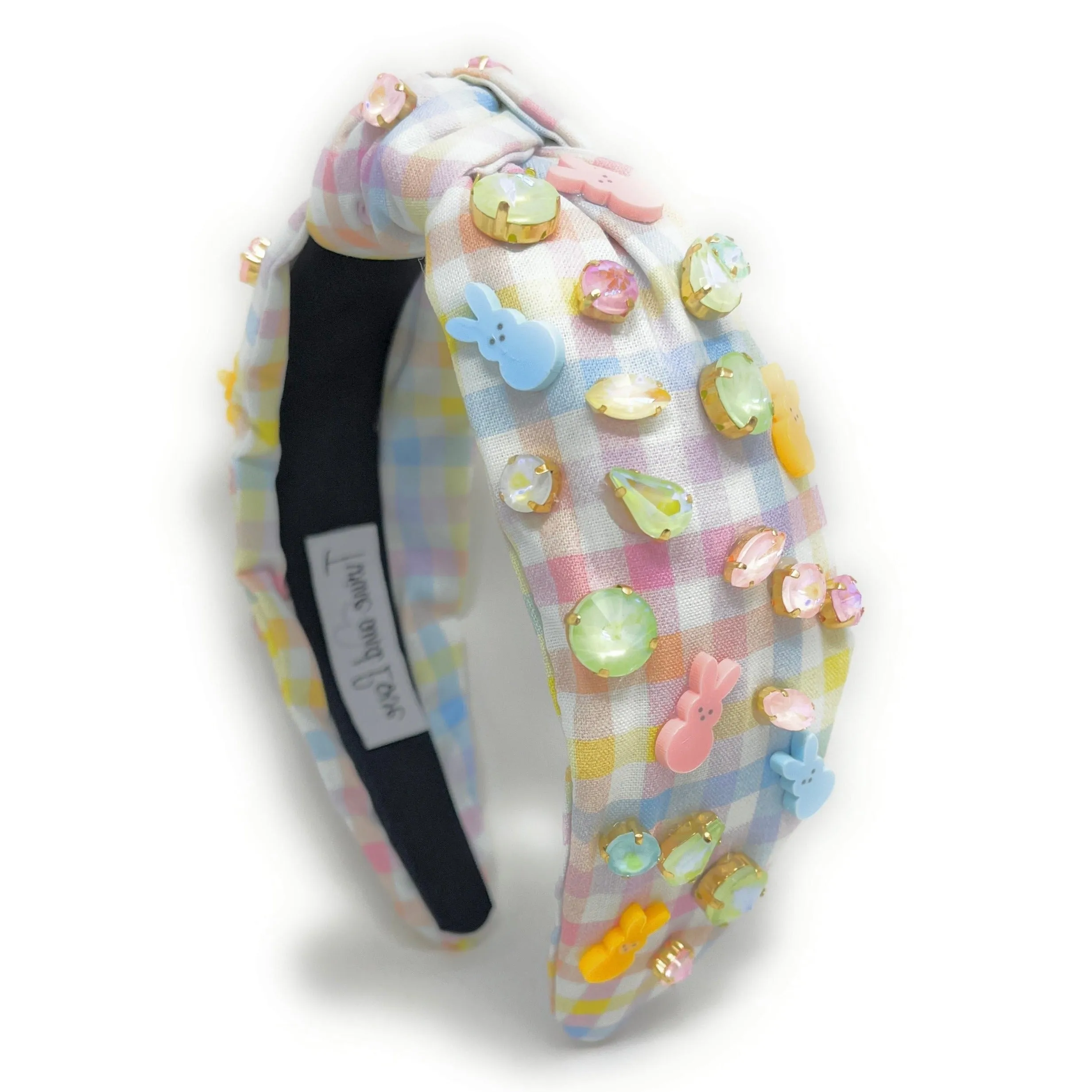 New! Peeps Easter Jeweled Knotted Headband