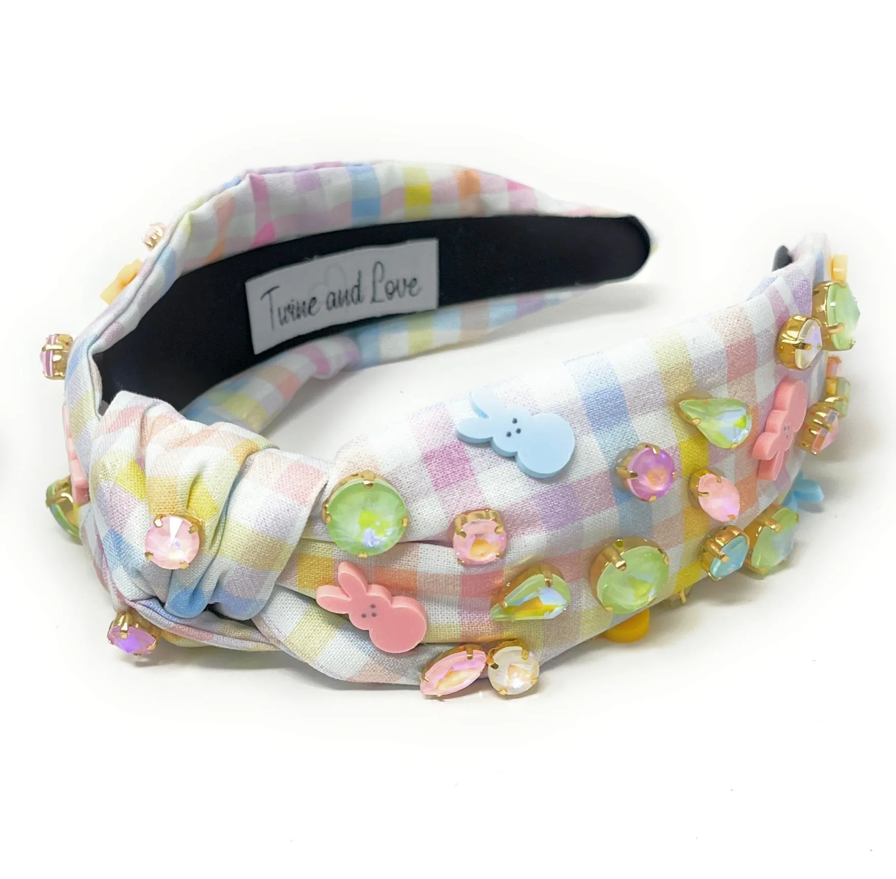 New! Peeps Easter Jeweled Knotted Headband