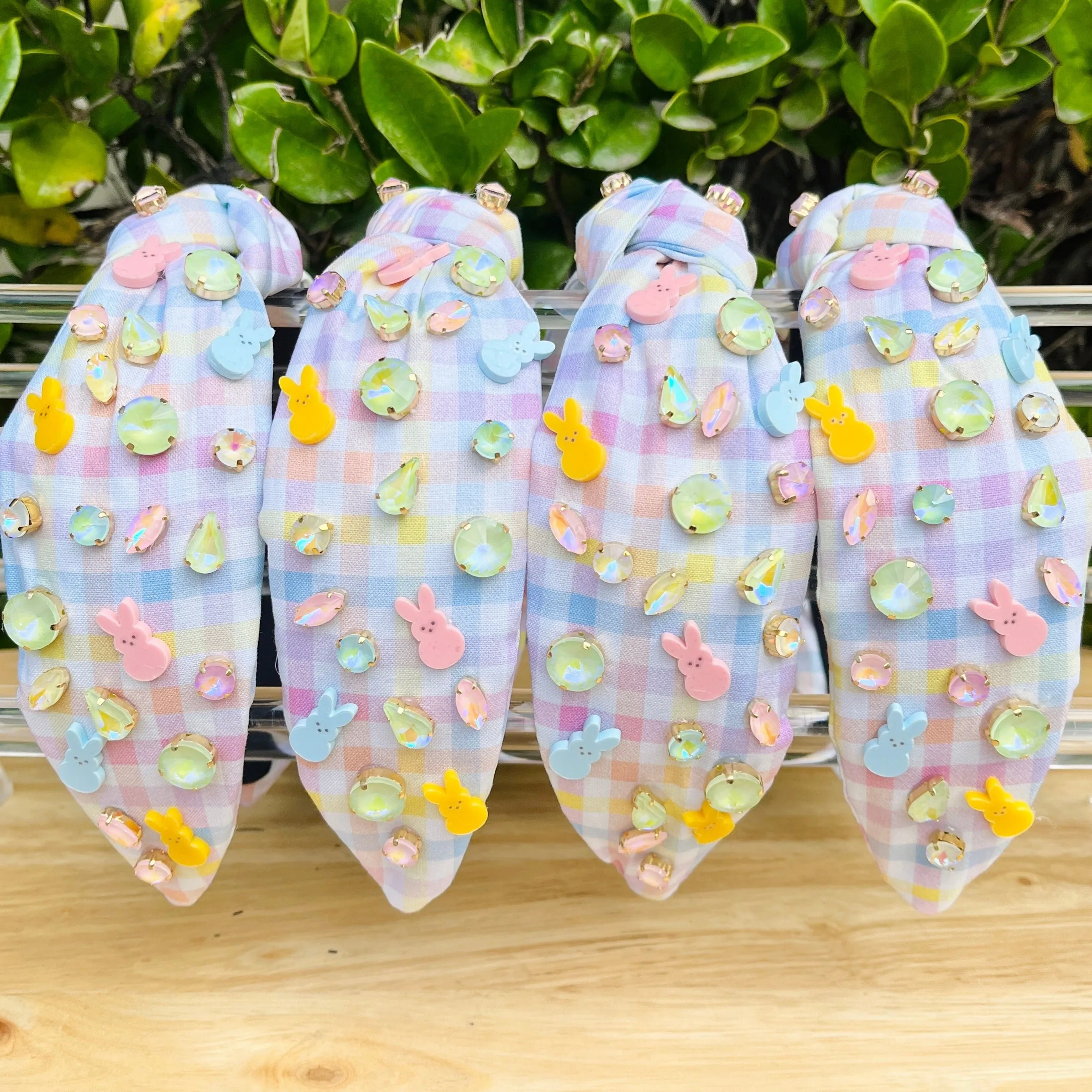 New! Peeps Easter Jeweled Knotted Headband