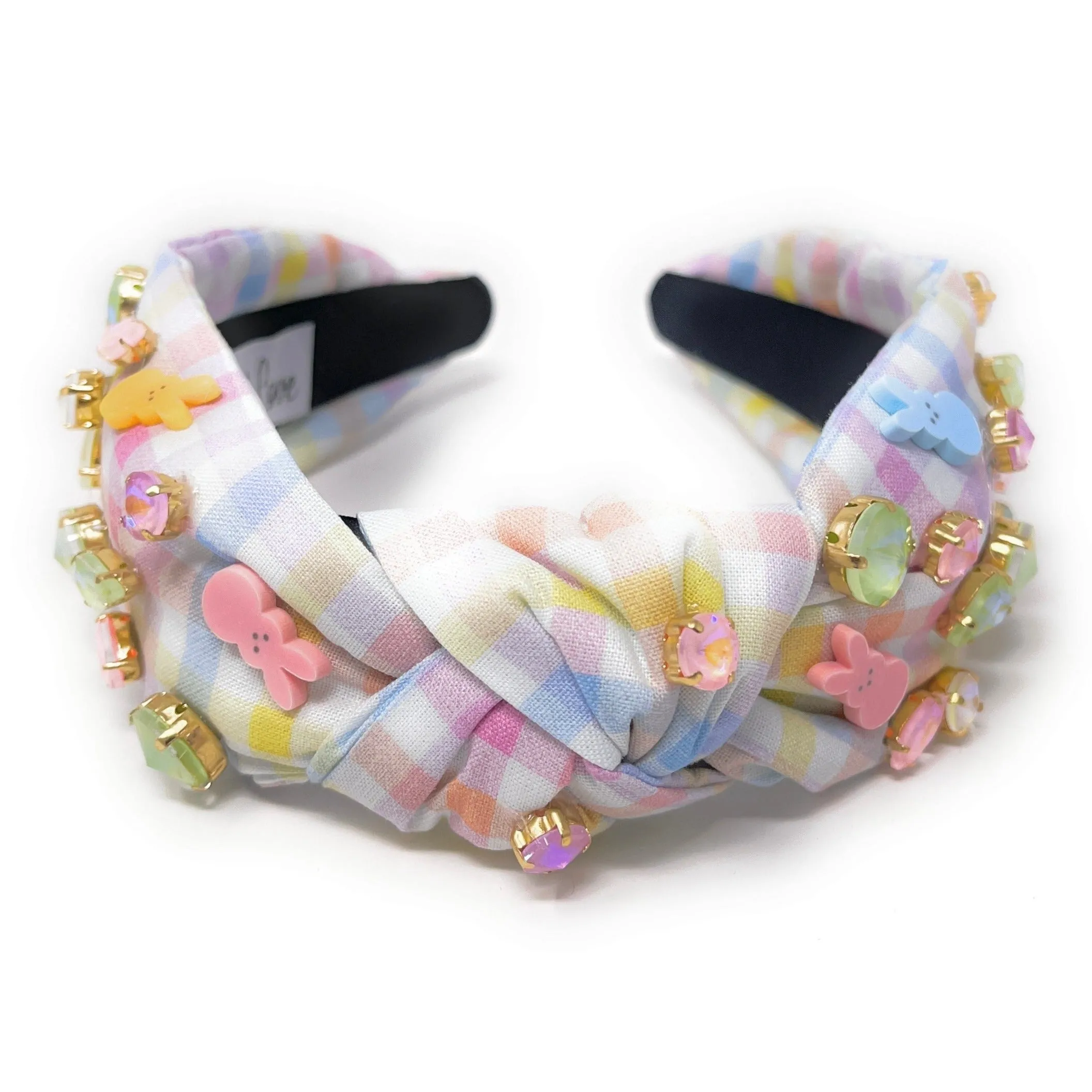 New! Peeps Easter Jeweled Knotted Headband