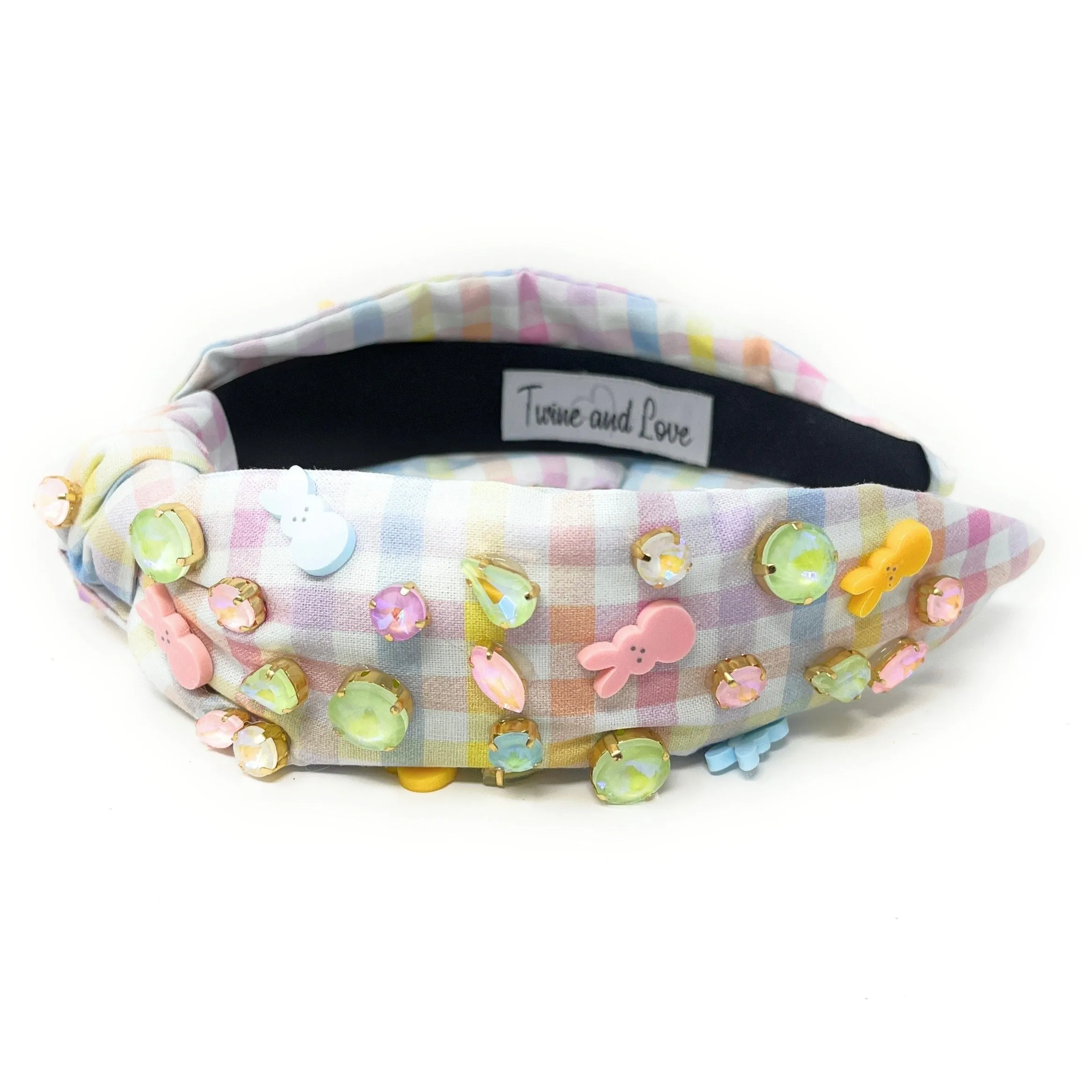 New! Peeps Easter Jeweled Knotted Headband