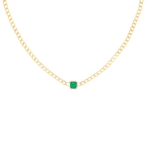 No.04 'Archive' 0.27ct Emerald  Necklace