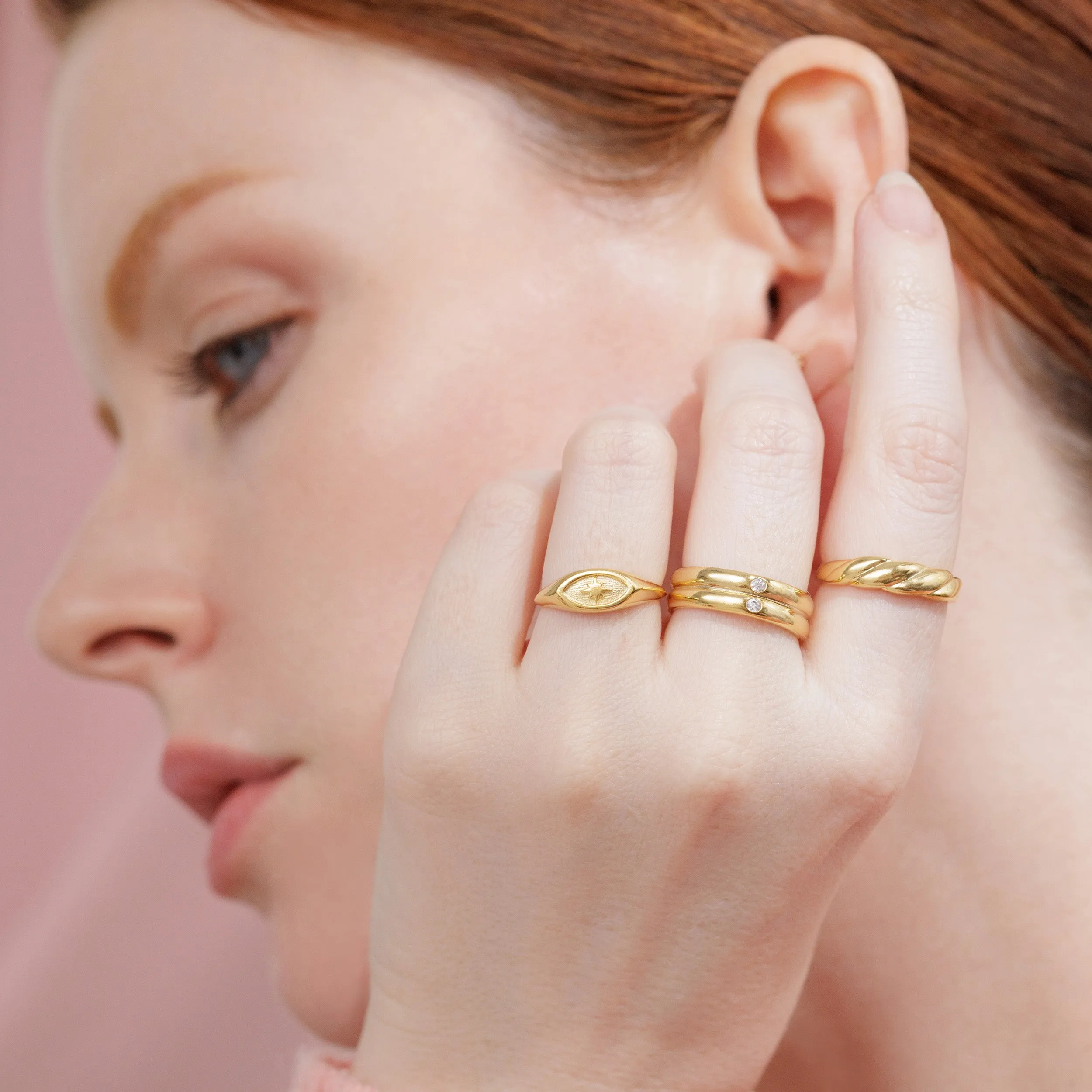 North Star Signet Ring