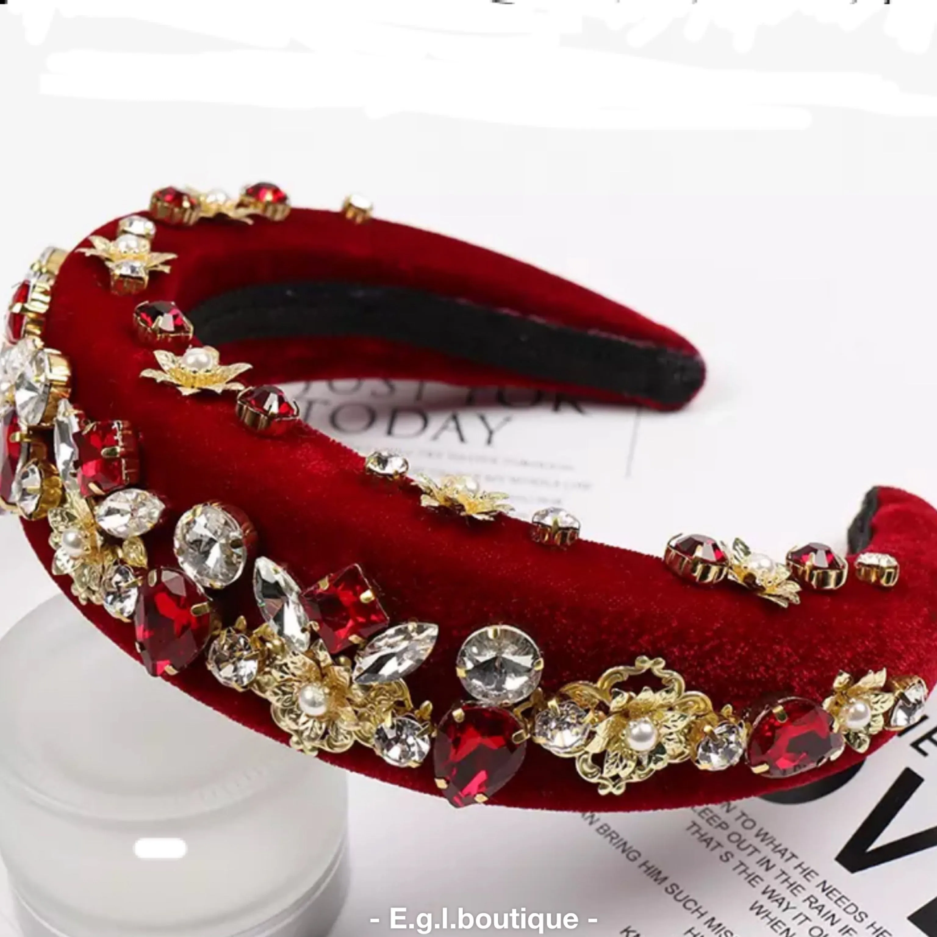 Pearl Studded Headband (see other colors)
