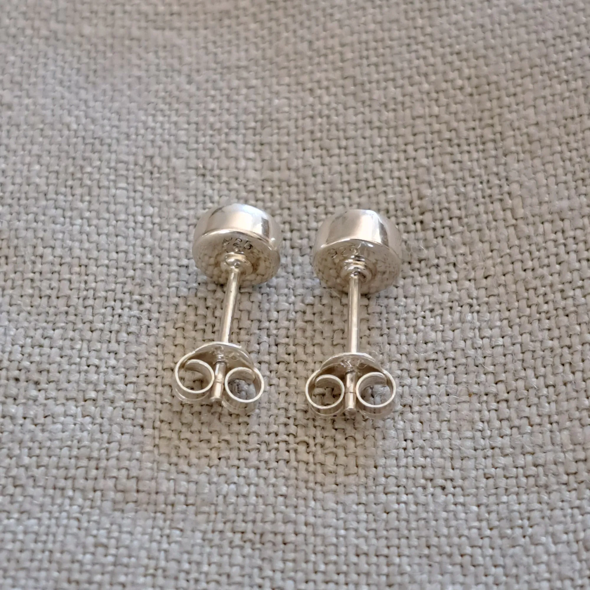 Peridot .925 Sterling Silver Stud Earrings from Bali