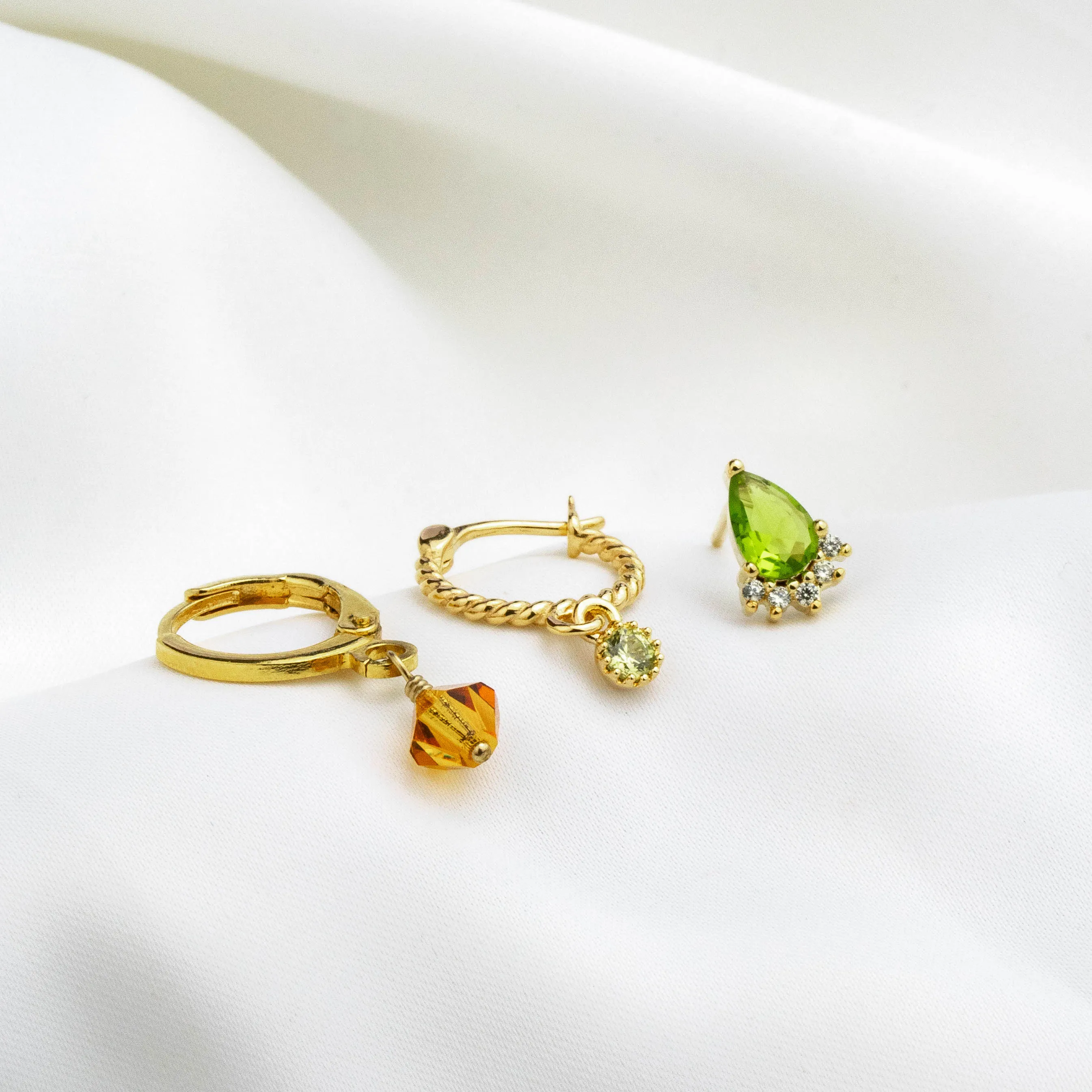 Peridot Zirconia Earring