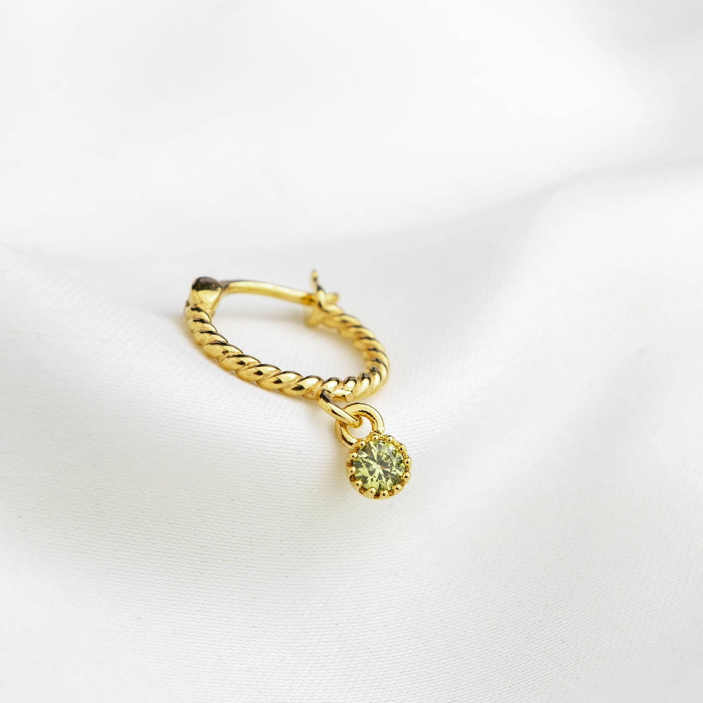 Peridot Zirconia Earring