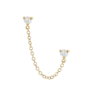 Petite Souli Chain Drape Double Earring