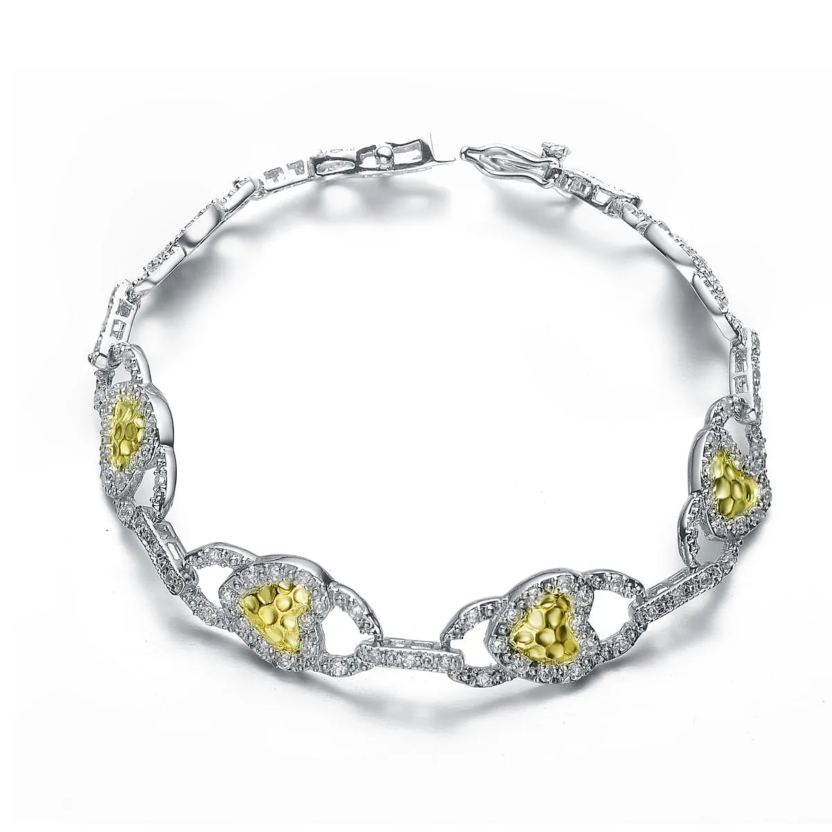 Plated Hammered Bracelet