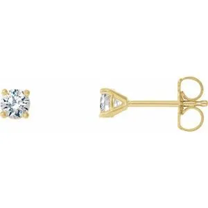 Platinum 1/8 CTW Natural Diamond Cocktail-Style Earrings