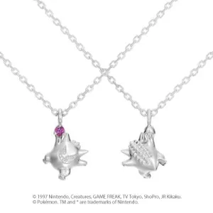 [Pokémon]Gengar necklace K18 white gold