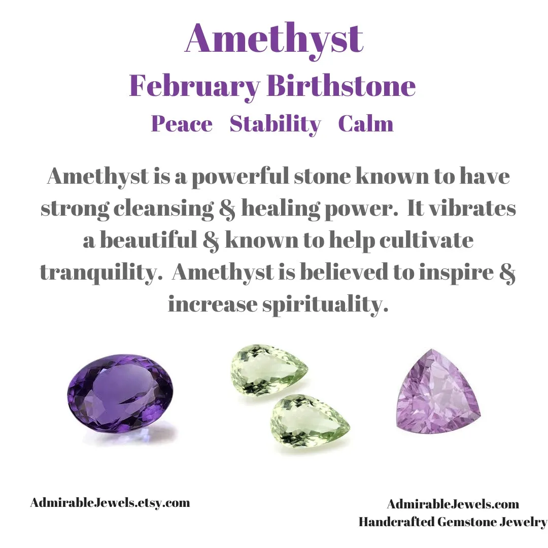 Purple Amethyst Pear Briolette Pendant Necklace