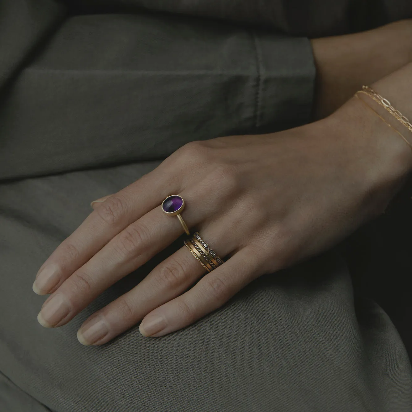 R12001AM | Amethyst Glacé Ring