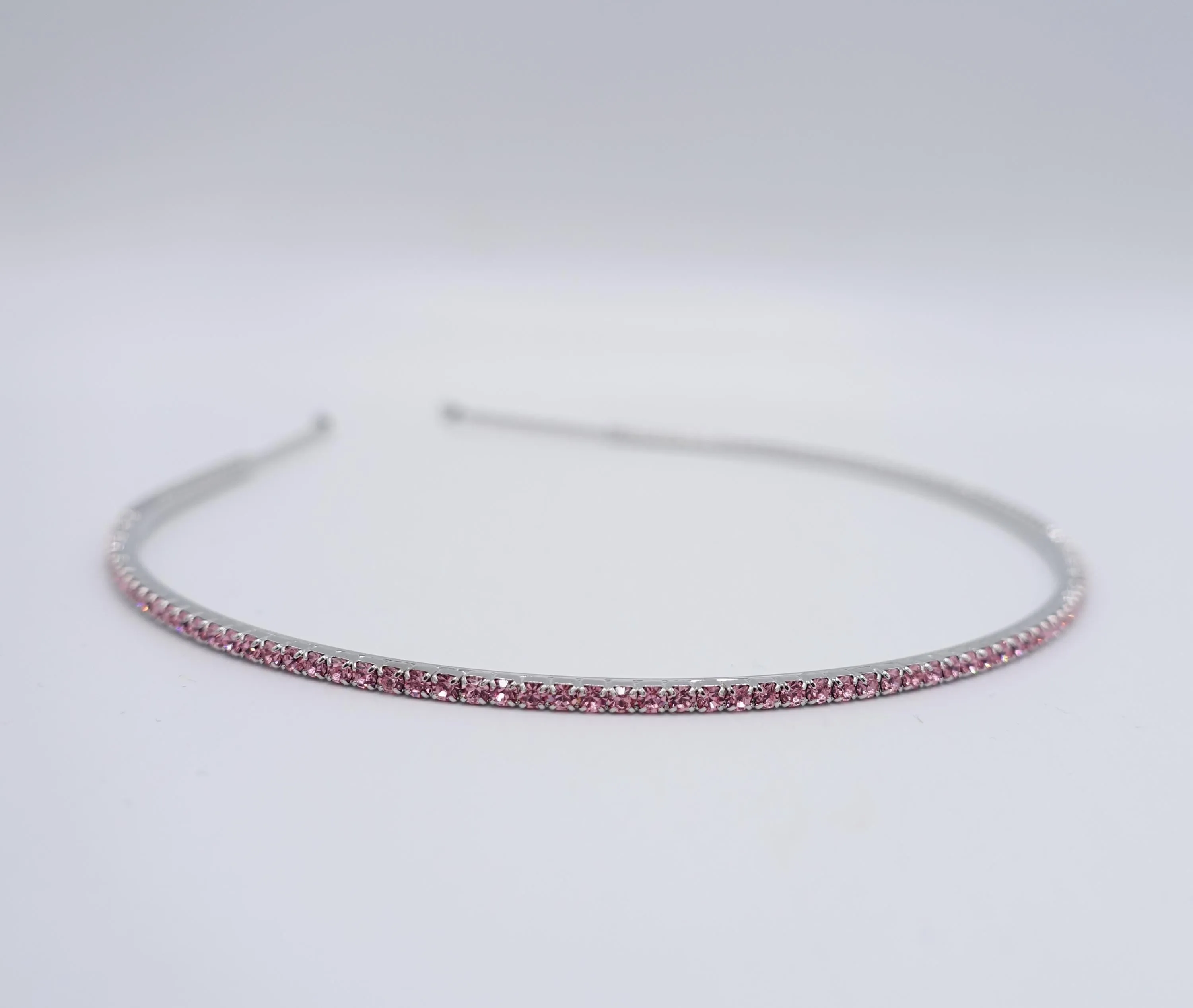 rhinestone headbnad, one row headband, jeweled headband for women