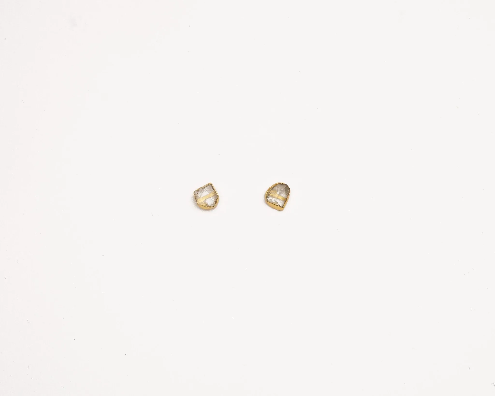 Rose quartz Stud Earrings