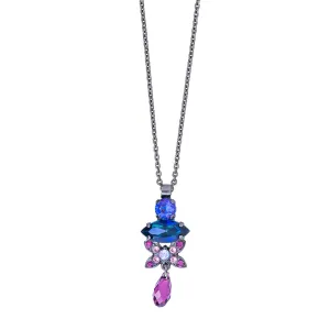 Round Marquise X Pendant in "Wildberry" *Preorder*