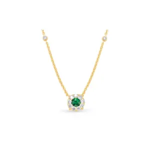 S Kashi & Sons Color Stone Necklace N1209-EYG