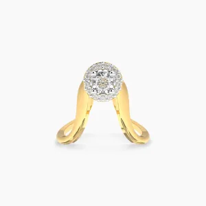 Shiny Cluster Diamond Vanki Ring