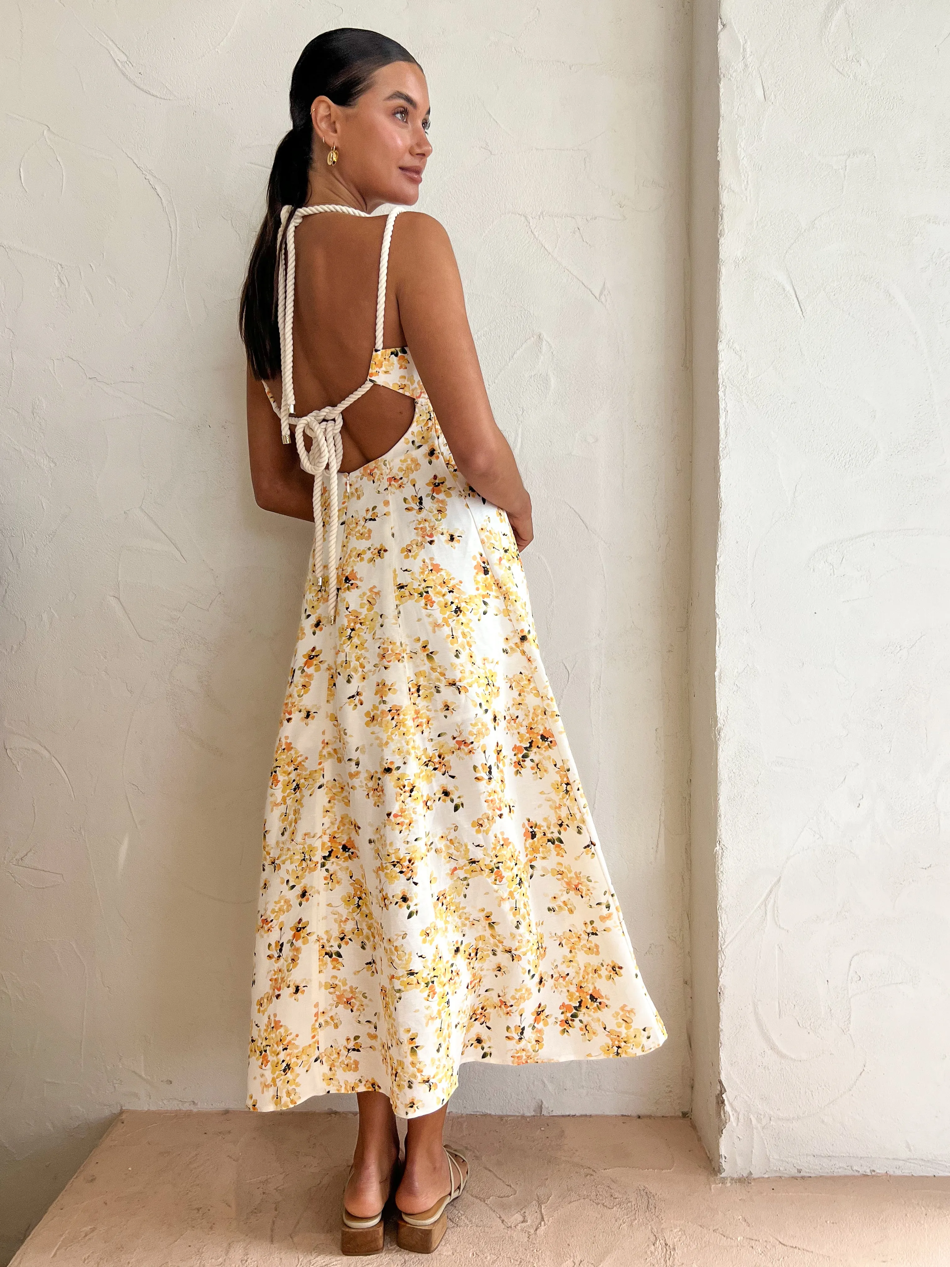 Significant Other Maia Maxi Dress in Golden Blossom
