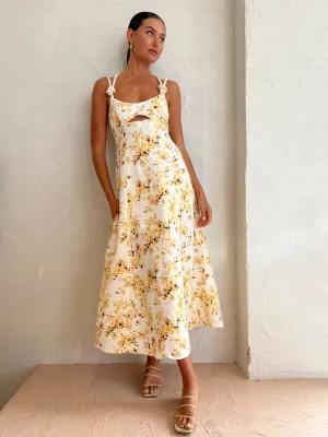 Significant Other Maia Maxi Dress in Golden Blossom