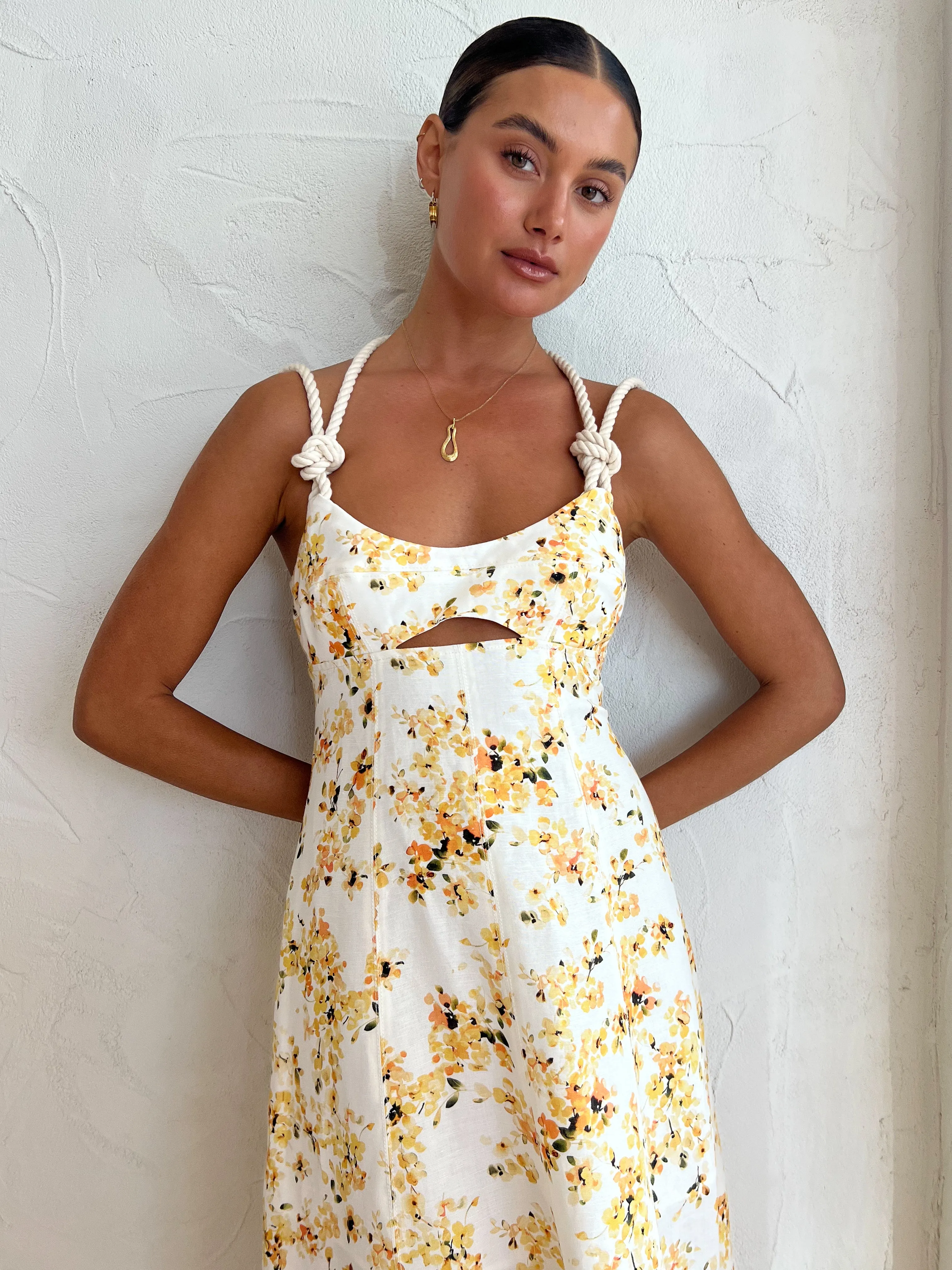 Significant Other Maia Maxi Dress in Golden Blossom
