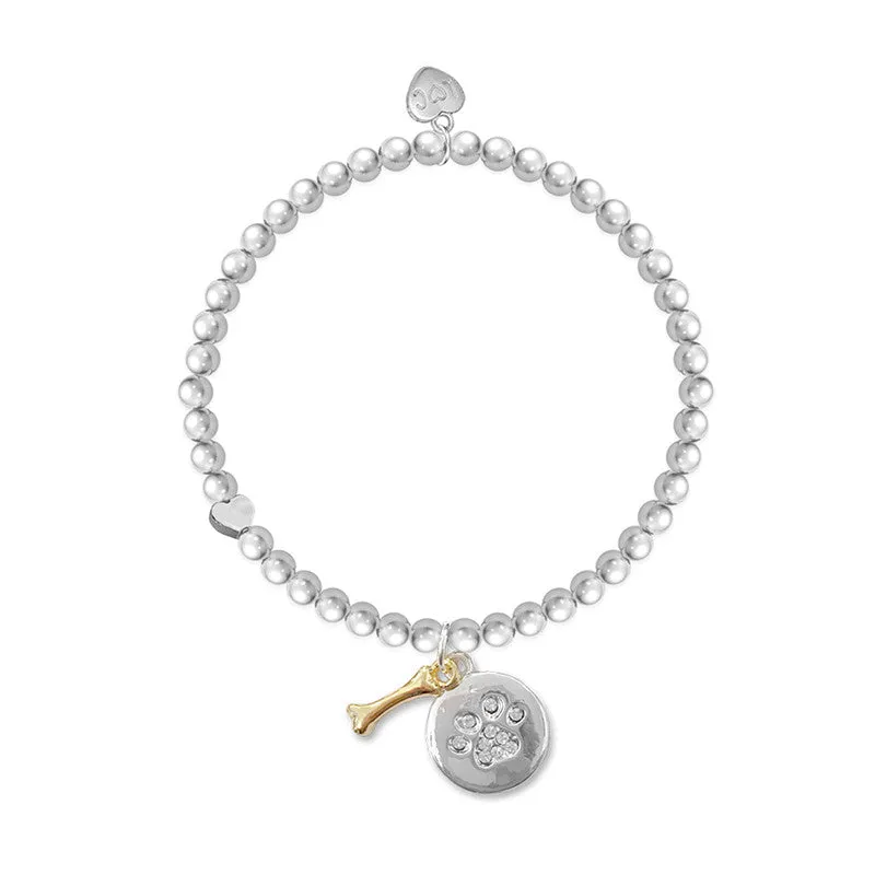 Silver Plated Bracelet 'Dog Lover'