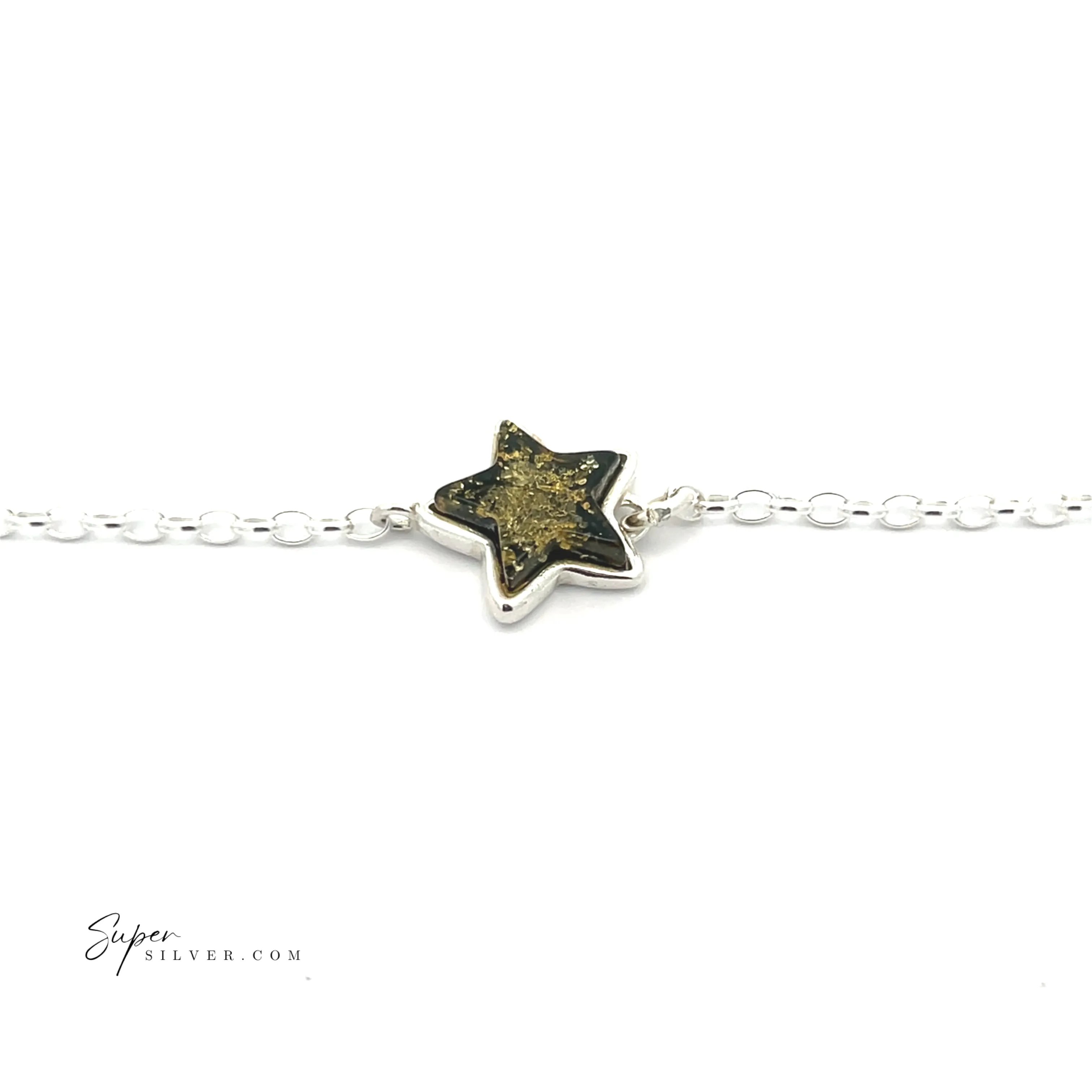 Simple Amber Star Bracelet