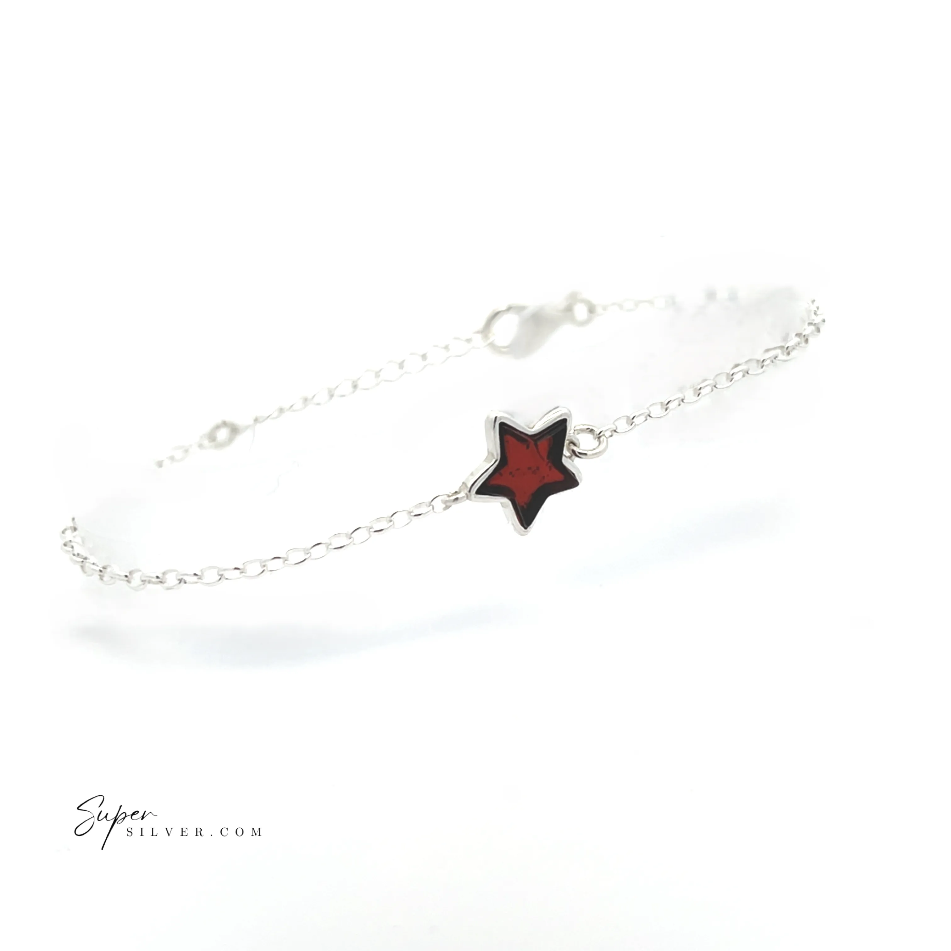 Simple Amber Star Bracelet