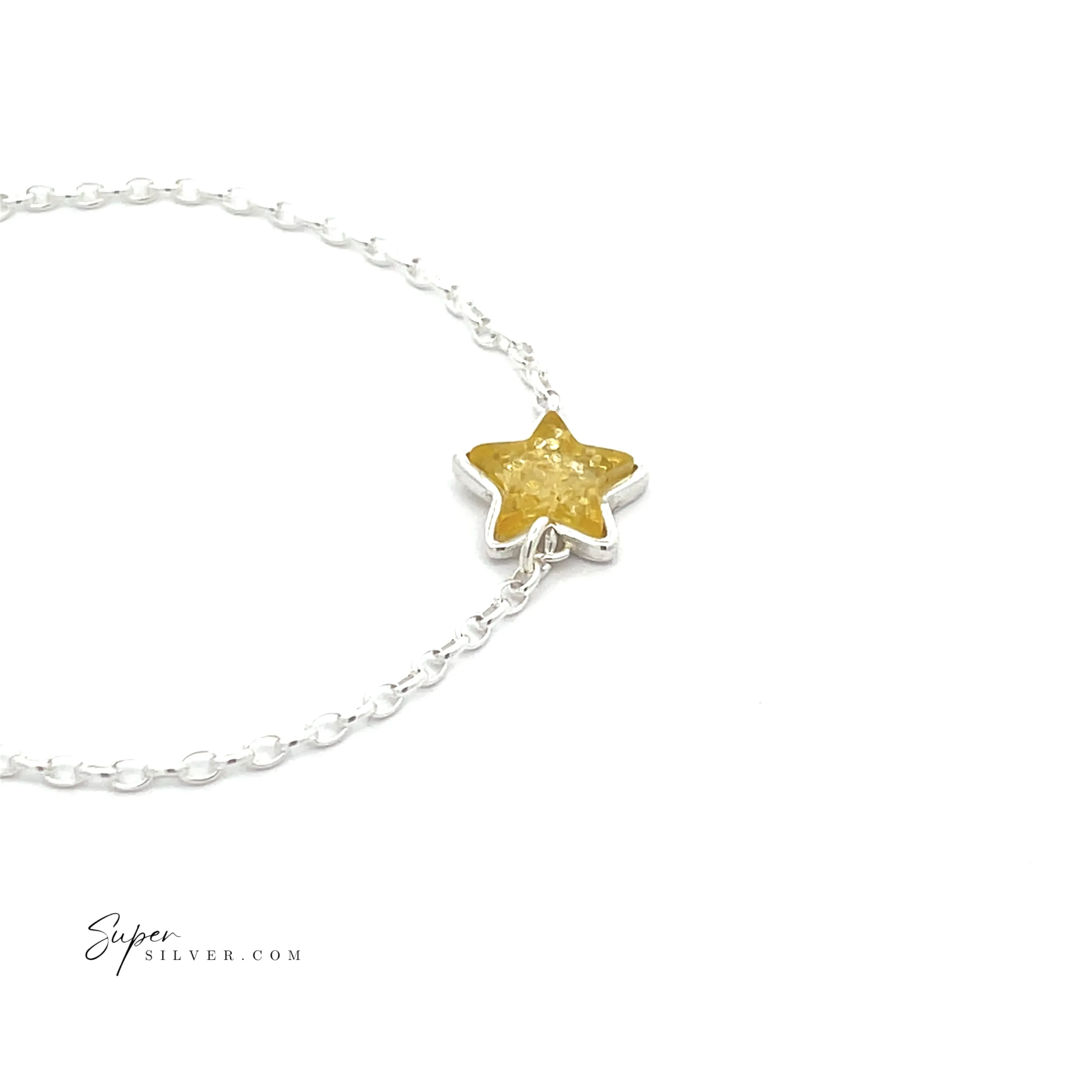 Simple Amber Star Bracelet