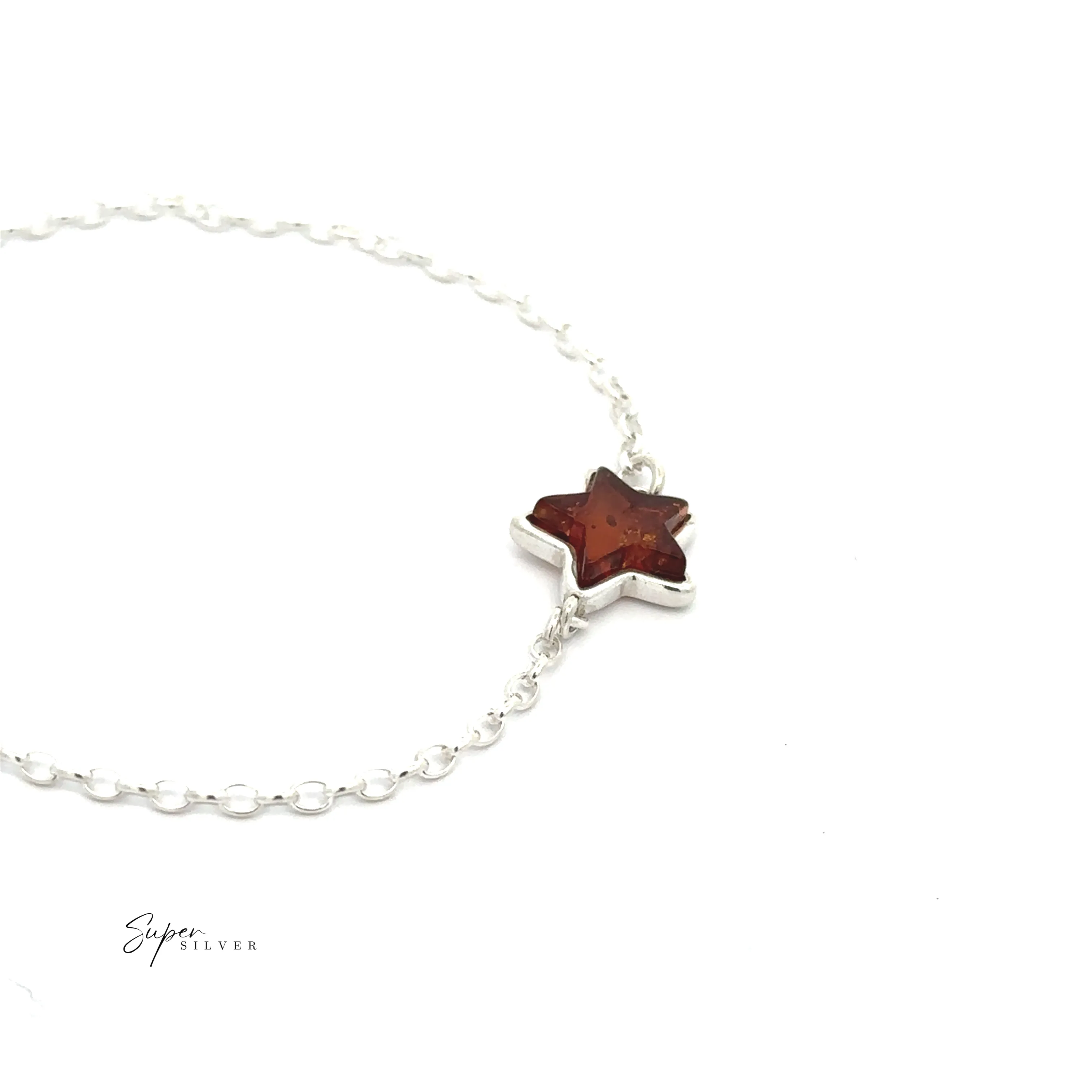 Simple Amber Star Bracelet