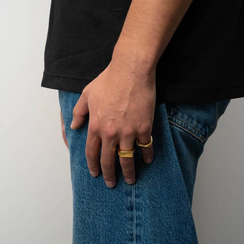 Slick Signet Ring (Gold)
