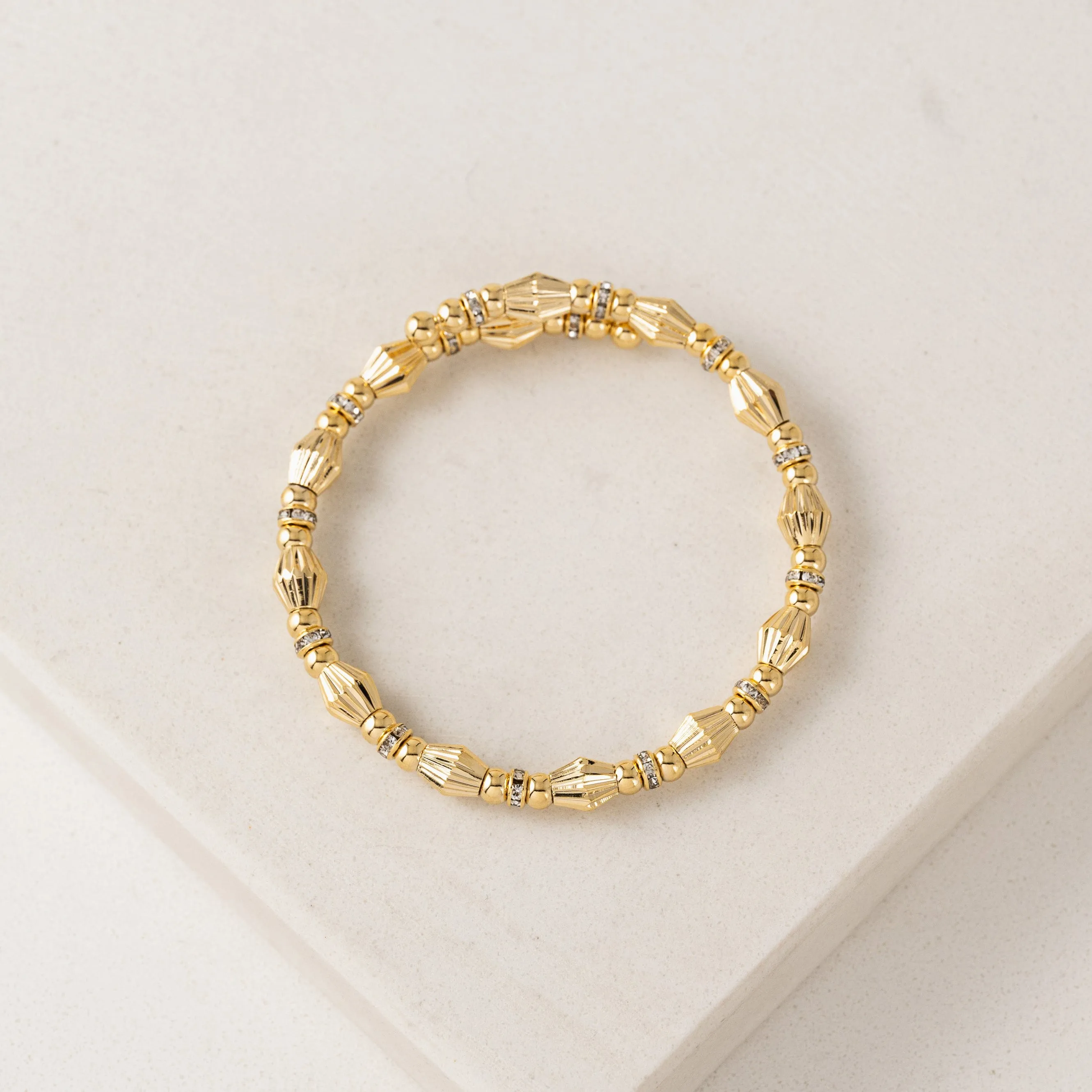 Solana Diamond Bead Flex Bracelet