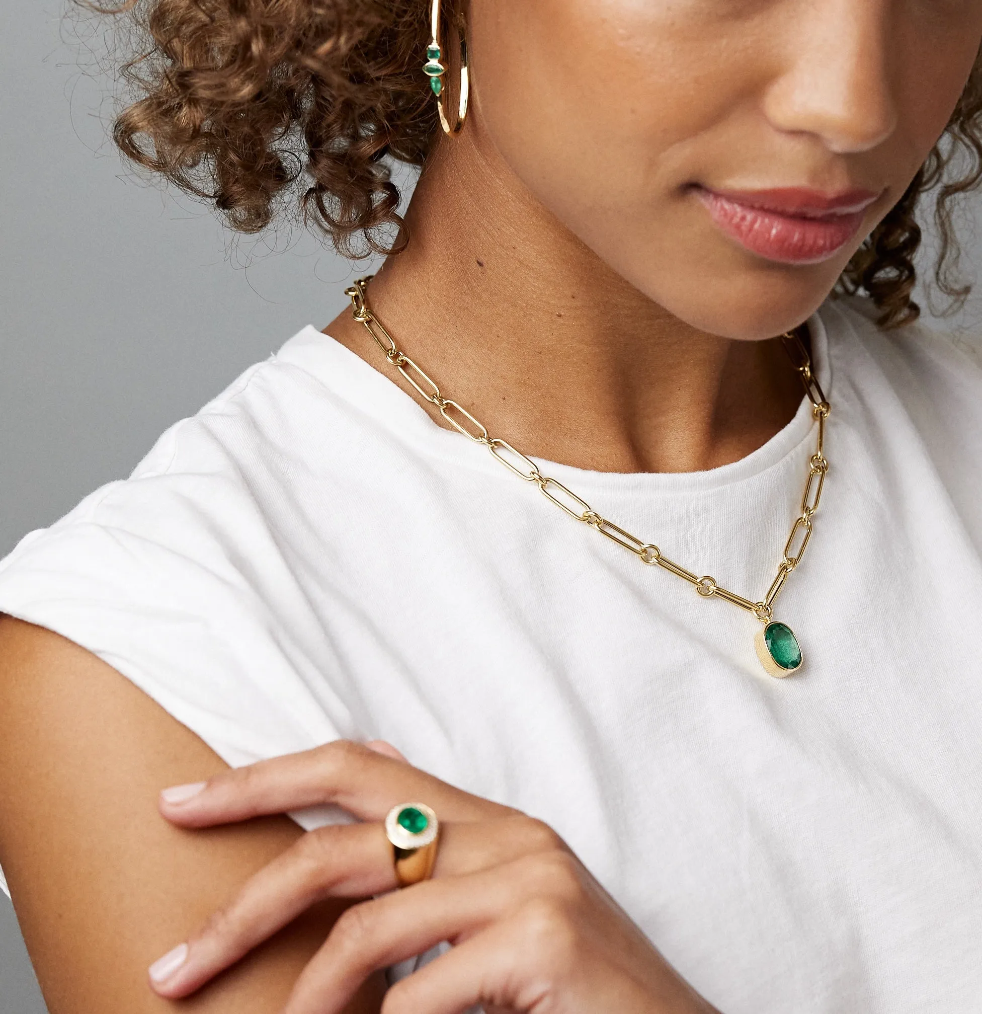 Sorellina x Muzo Nomad Bezel Necklace