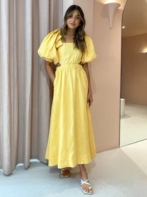 Sovere Noble Maxi Dress in Buttercup