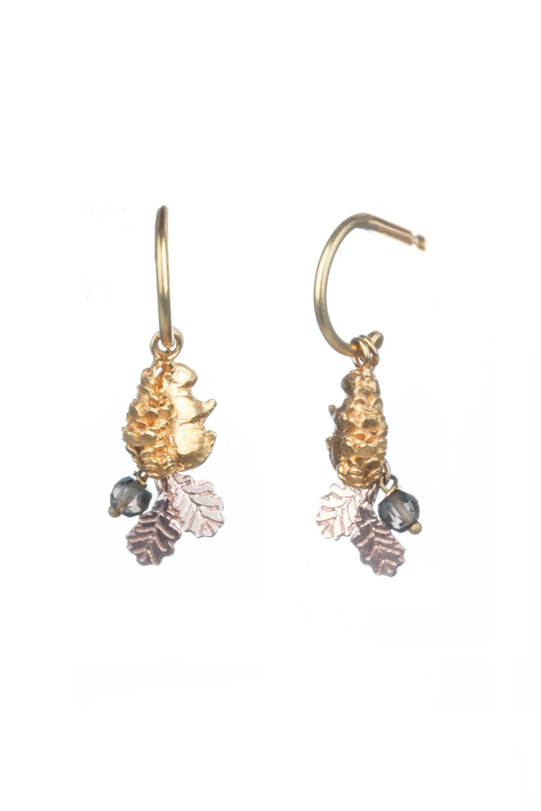 Squirrel And Oak Leaf Earrings