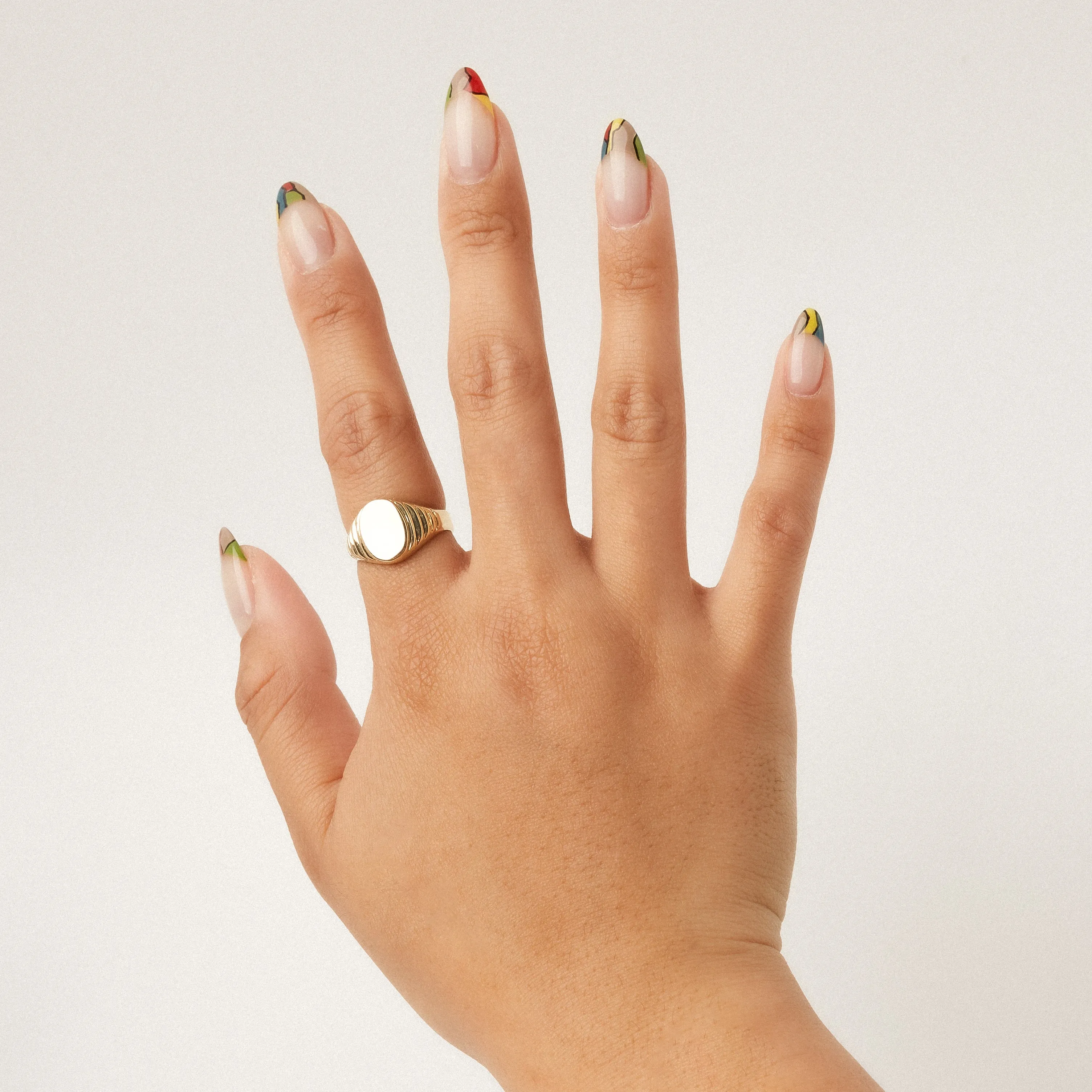 THE 10KT GOLD SIGNET RING