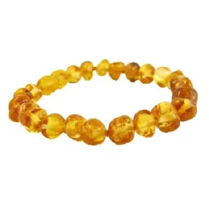 The Amber Monkey- Honey Bracelet Screw Clasp 7”