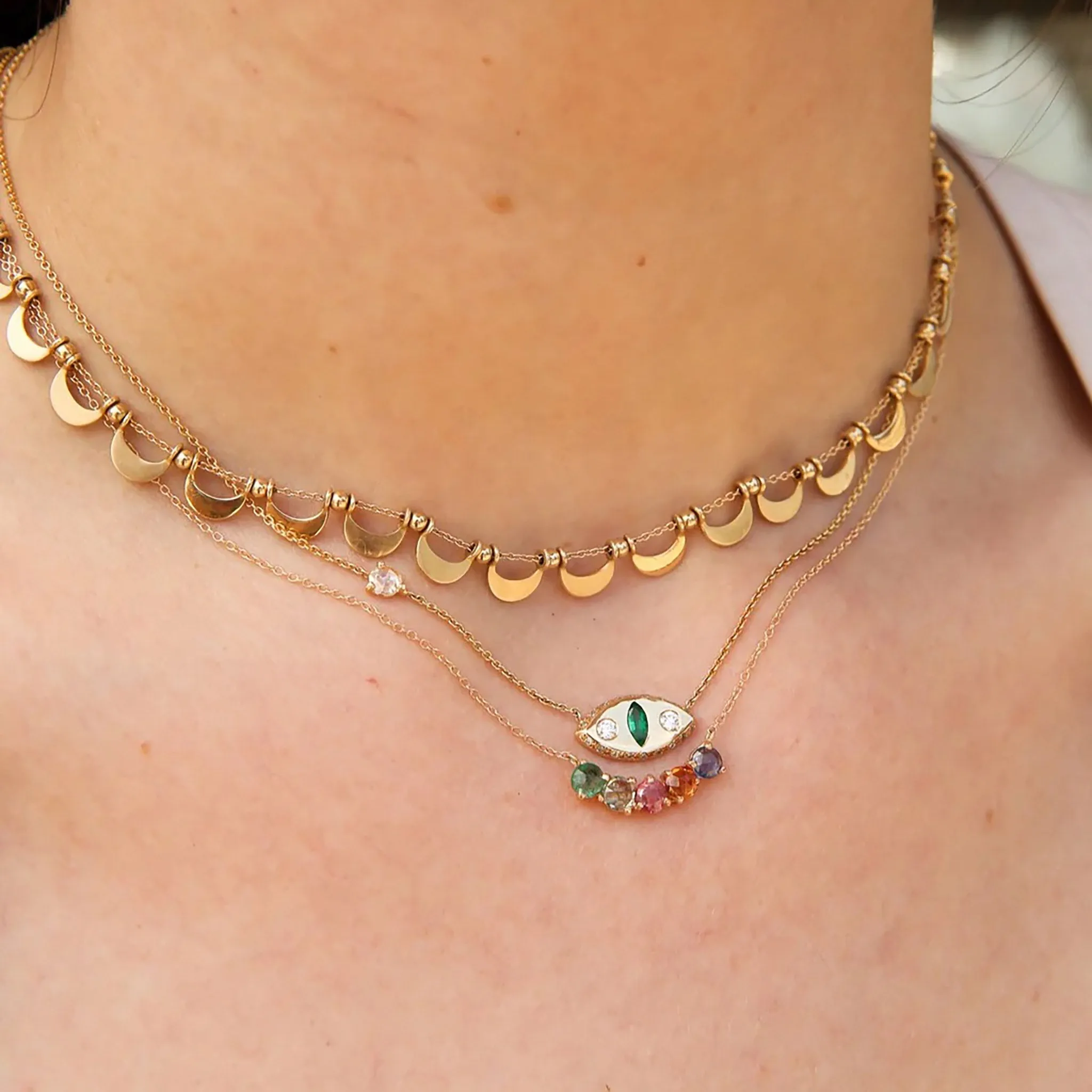 The Indira Rainbow Necklace